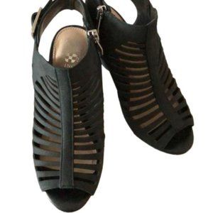 Vince Camuto Genuine Leather Black Sandal